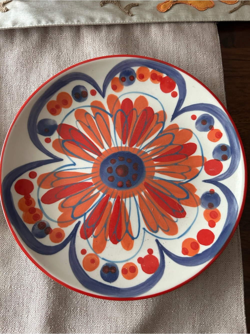 2 8" Crate and barrel plates